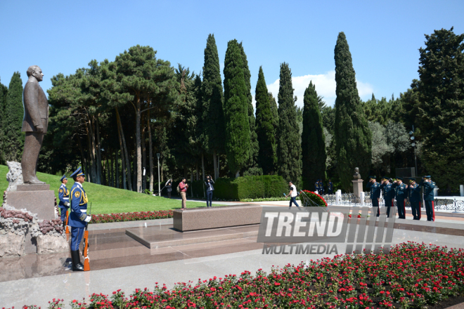 Azerbaijan marks 93rd birthday anniversary of National Leader Heydar Aliyev. Azerbaijan, Baku, 10 May 2016 